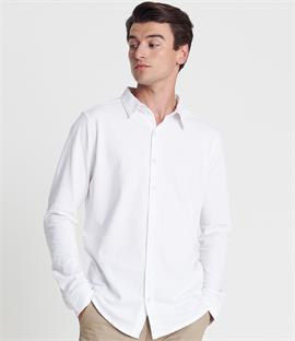 CLEARANCE - So Denim Oscar Knitted Long Sleeve Shirt